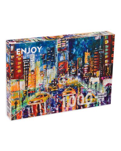Παζλ Enjoy από 1000 κομμάτια - Τα φώτα της Νέας Υόρκης - 1